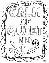 Adhd Mindfulness Mindful sketch template