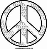 Dye Tie Coloring Pages Peace Sign Choose Board sketch template
