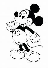 Mickey Mouse Coloring Pages Outline Pointing Clubhouse Clipart Finger Minnie Drawing Clip Cartoon Printable Cliparts Face Characters Cake Print Pdf sketch template