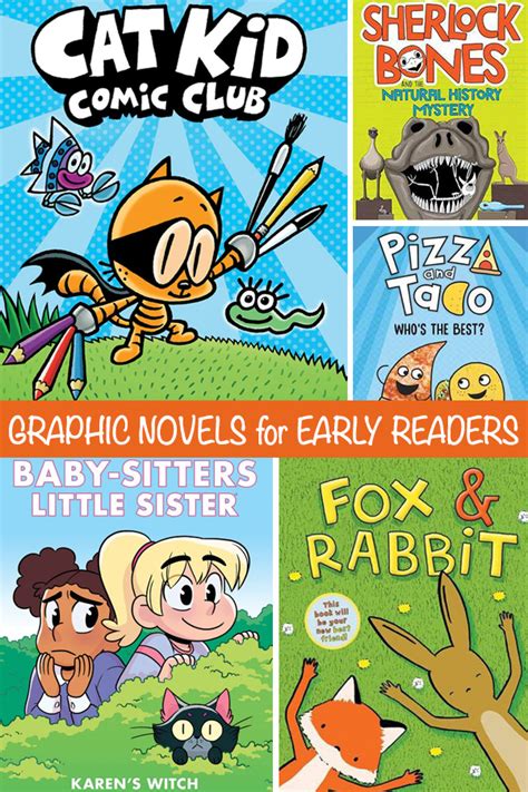 graphic novels  early readers  fun  graphic  series