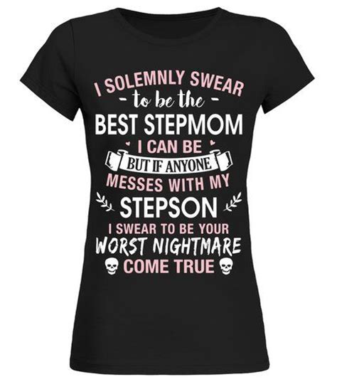 best stepmom round neck t shirt woman shirts