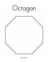 Coloring Octagon Hexagon sketch template