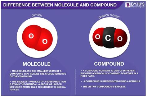 What Is Difference Between Molecules And Compounds