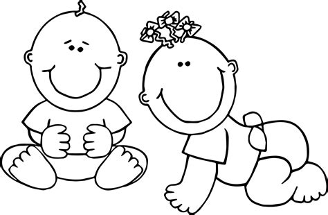 baby boy coloring pages png  file