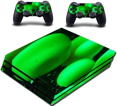 vwaq ps pro green console skin playstation  pro lava lamp decal vwaq ppgc video game