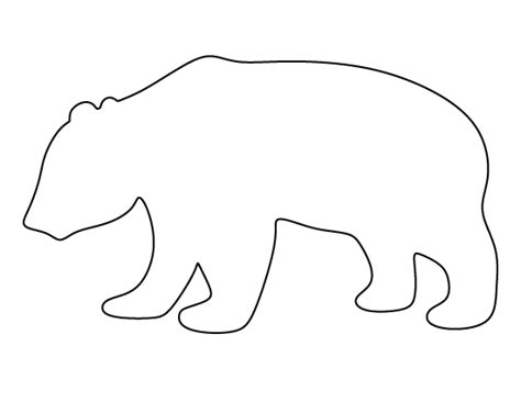printable panda bear template