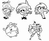 Pages Coloring Fairly Oddparents Getcolorings Getdrawings sketch template