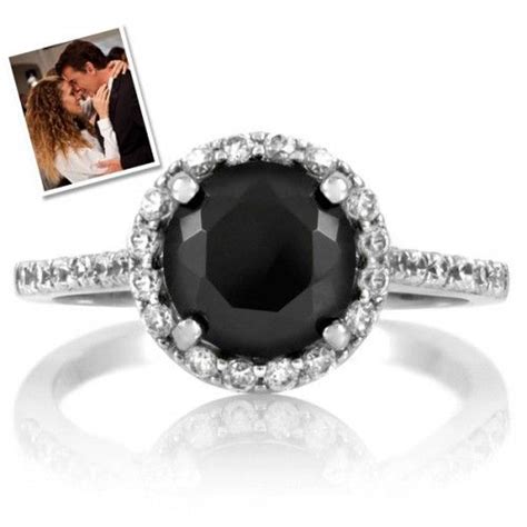 celebrity style carrie s black diamond ring black diamond jewelry diamond engagement rings