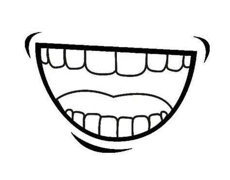 mouth coloring page coloring pages mouth drawing mouth clipart