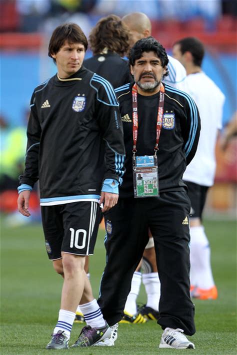 Diego Maradona And Lionel Messi Photos Photos Argentina