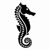 Seahorse Seepferdchen Ringelnatz Joachim Seahorses Tattoo Preppy Clipartpanda sketch template