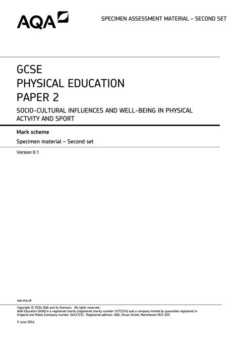 gcse pe paper  ms sams   ullswater community college issuu