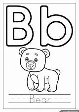 Coloring Alphabet Pages Printable Letter Letters Bear Worksheets Kids Sheets Print Englishforkidz Flashcards K5 Choose Board Dog sketch template