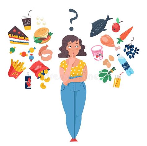 healthy vs unhealthy food stock illustrations 79 healthy