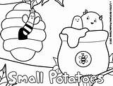 Coloring Small Potatoes Pages Junior Disney Summer Popular sketch template
