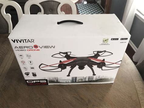 vivitar aeroview video drone camera gps hd  ft range p quadcopter  sale  ebay