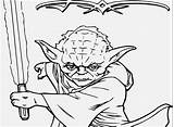 Coloring Wars Star Yoda Pages Jedi Getcolorings Getdrawings Vector sketch template