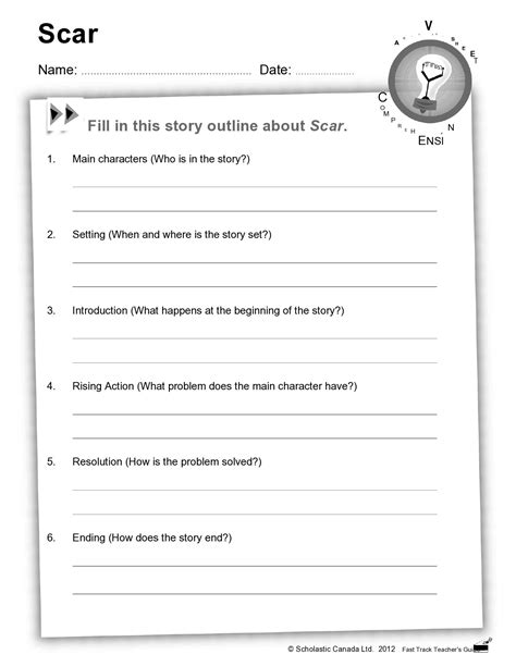story plot outline template