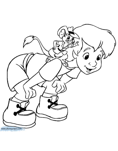 coloring pages disney rescuers  file