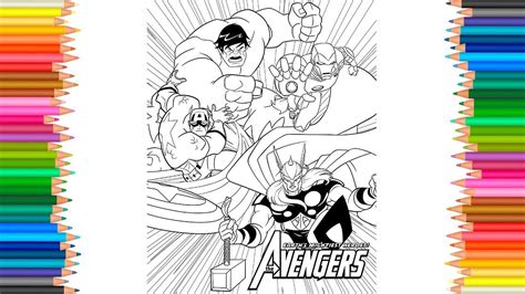 avengers infinity war coloring page  marvel studios   color iron
