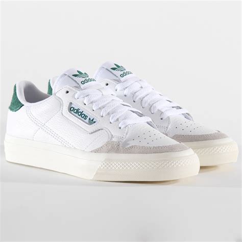 adidas originals baskets continental vulc ef footwear white green