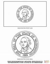 Washington State Coloring Symbols Pages Cougars Printable Template Categories sketch template