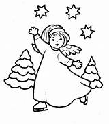 Angel Coloring Christmas Pages Printable Angels Kids Wings Colouring Sheets Clipart Natal Children Adult Read sketch template
