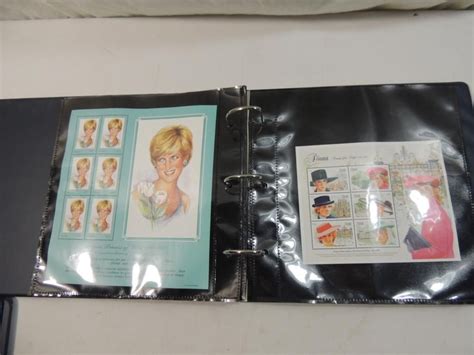 princess diana stamp collection album