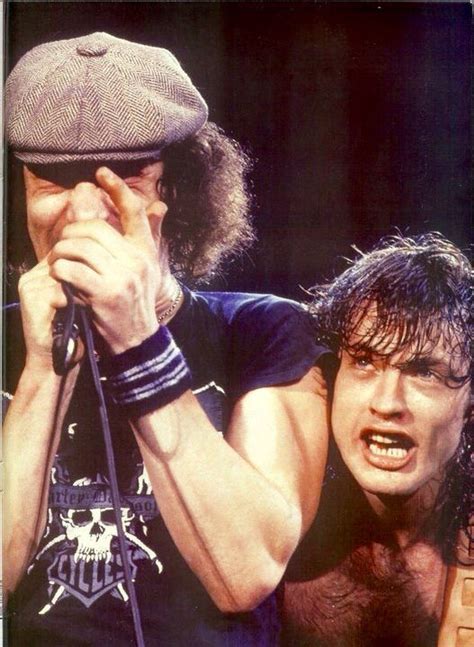 Brian Johnson ⚡️angus Young Rock And Roll Bands Rock N Roll Brian