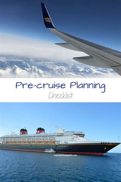 pre cruise planning checklist my big fat happy life