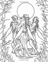 Mystical Fenech Elves Mythical Selina Myth Fairies Colouring Elfen Erwachsene Everfreecoloring Mermaids Feen Dragons Ausmalen Enchanted Visiter Forests Zeichnen sketch template