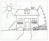 Coloring Spring Theme Pages Preschool Puzzle Kids Kindergarten sketch template