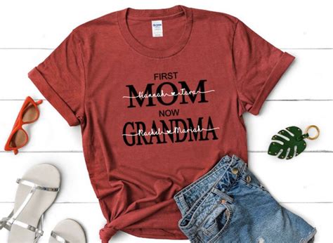 grandma shirt  mom  grandma shirt personalized etsy
