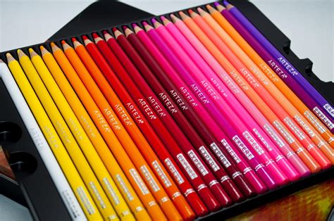 arteza expert colored pencils  castle art supplies coloured pencils
