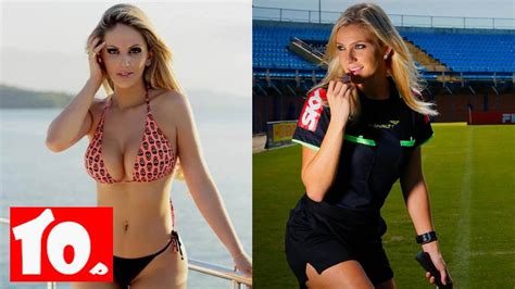 top 10 sexy female football referees youtube