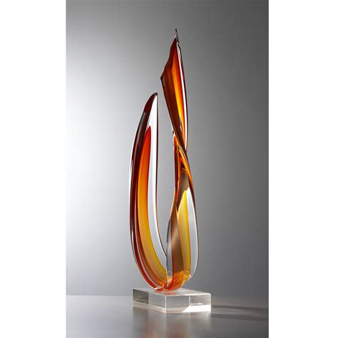 Amazing Glass Sculpture Autumn I By Charlie Macpherson Boha Glass