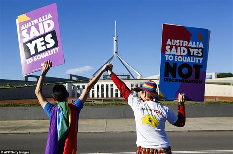 same sex marriage to be officially legalised in australia daily mail