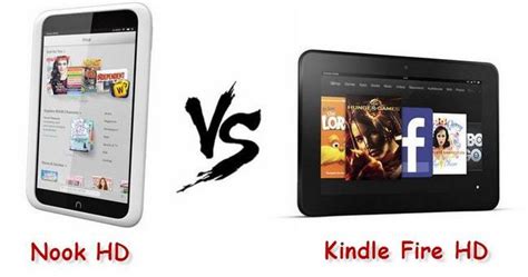 Review Kindle Fire Hd Vs Nook Hd Which Is Better