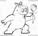 Pig Single Presenting Cory Thoman sketch template