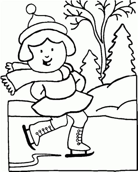 winter coloring page fun winter image  color coloring home
