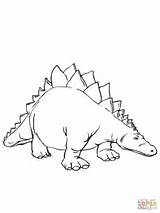 Stegosaurus Coloring Dinosaur Pages Armored Dot Print Dinosaurs Clipart Color sketch template