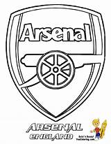 Football Coloring Colouring Pages Soccer Printable Arsenal Teams Logo Manchester Boys Kids Print Cool Team Fifa Sheets Yescoloring United English sketch template