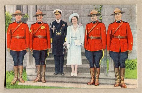 vintage royal visit canadian postcard circa 1939 etsy postcard