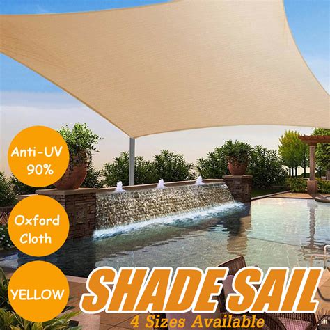 uv protection waterproof oxford cloth outdoor sun shade sails sunscreen net yard garden