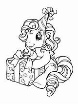 Pony Little Birthday Coloring sketch template