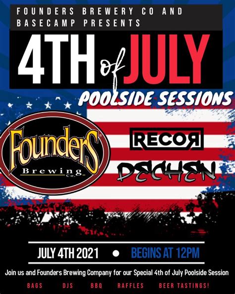 4th of july poolside sessions base camp pub