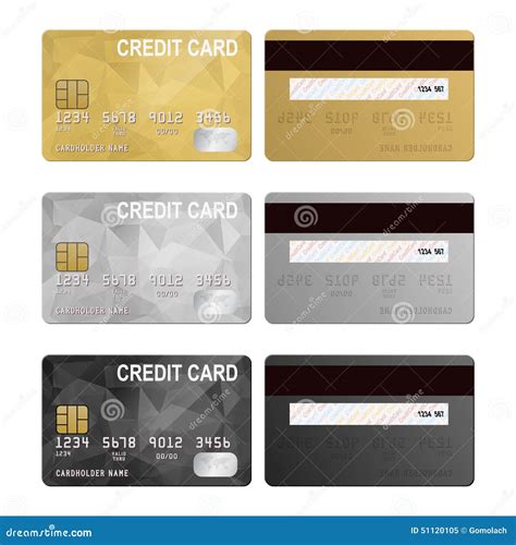 vector credit cards cartoondealercom