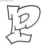 Graffiti Letra Letters Coloring Letter Pages Find sketch template