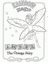 Coloring Pages Rainbow Magic Fairy Colouring Color Printable Getcolorings Cartoons Popular Print sketch template