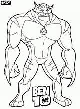 Ben Rath Pages Coloring Alien Colouring Tiger Angry Ultimate Party Humungousaur Cannonbolt Rat Birthday Superhuman Anthropomorphic Strength Tail Without Aliens sketch template